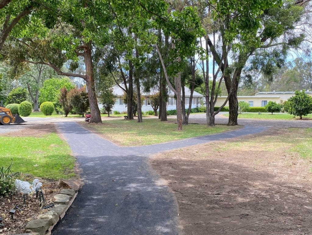 Asphalt footpath – Theresa Park NSW